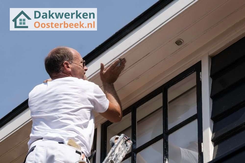 Dakgoot afwerken door onze dakdekker in Oosterbeek